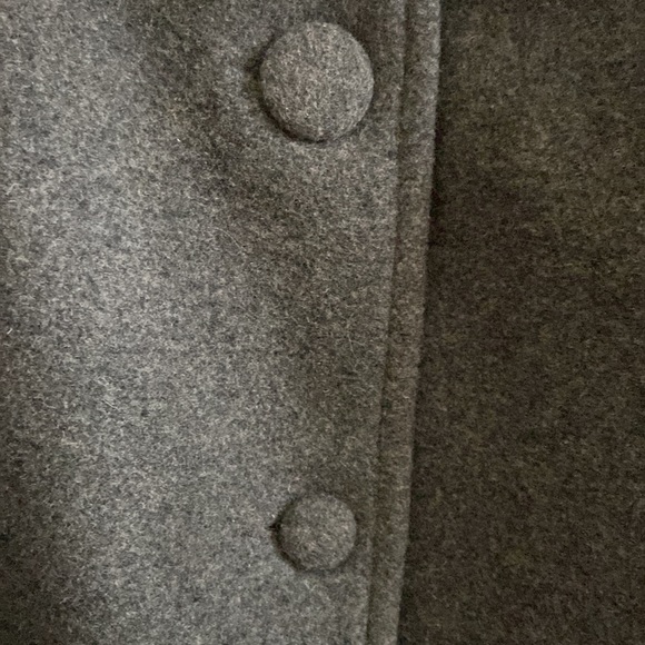 Ricki’s long wool blend jacket in grey in size p/s - Picture 8 of 11